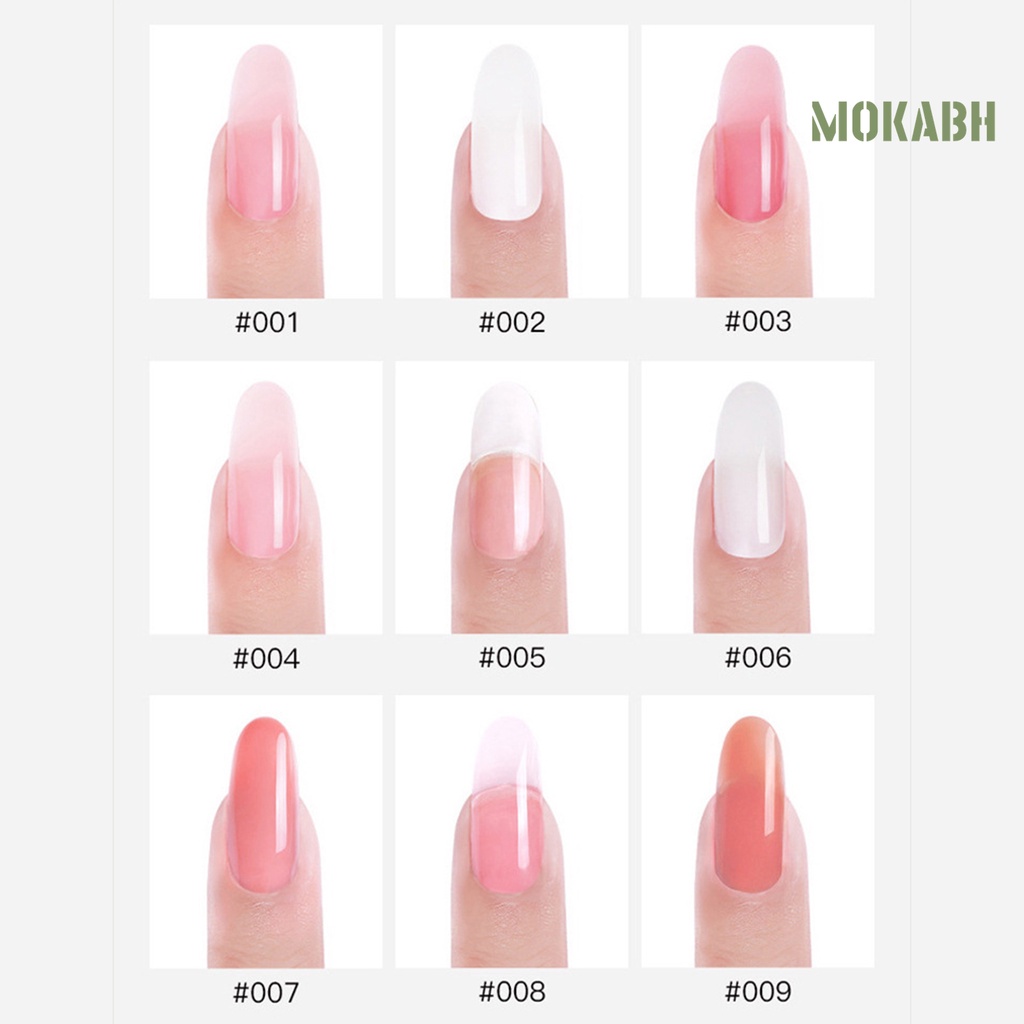 1 Bộ Gel Nối Dài Móng Tay 15ml Bán Vĩnh Viễn DIY Nhiều Màu Sắc