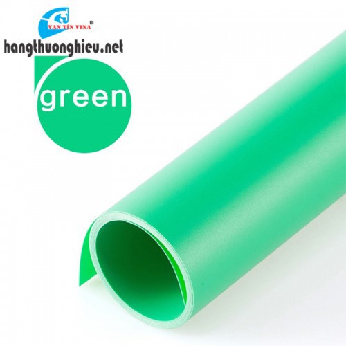 phông nền chụp hình bằng nhựa pvc xanh lá (1m x 1m)