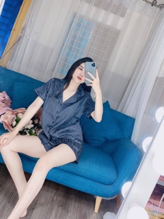 Bộ cộc tay lụa gấm