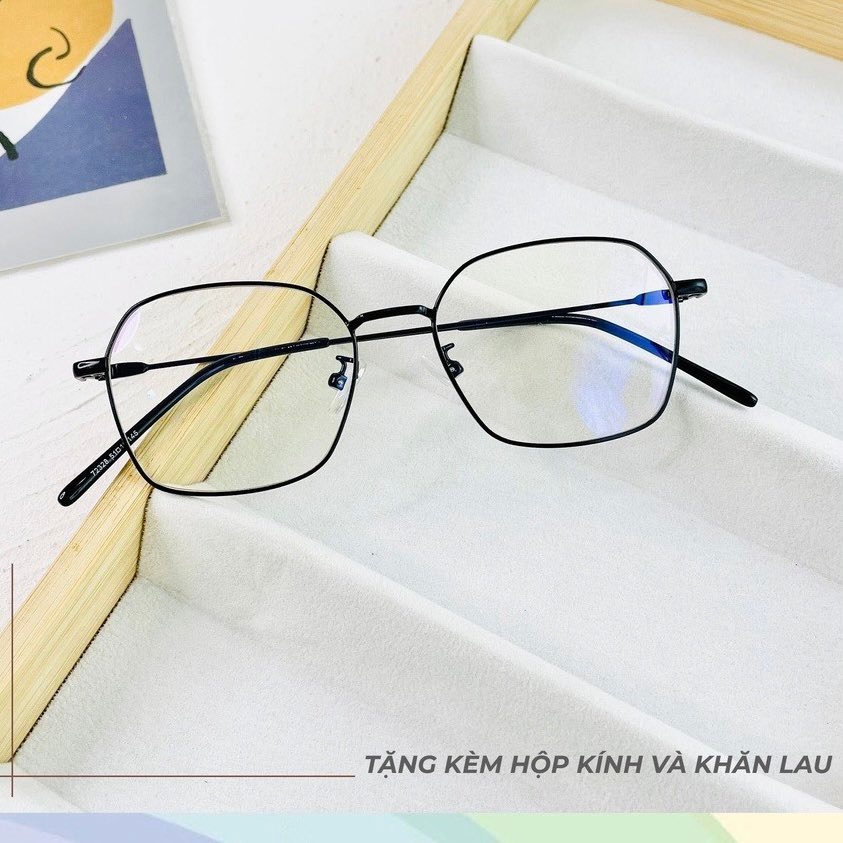 Gọng kính cận nam nữ TAMANHeyewear gọng kính kim loại mảnh nhẹ nhiều màu