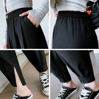 Quần baggy khoá gấu