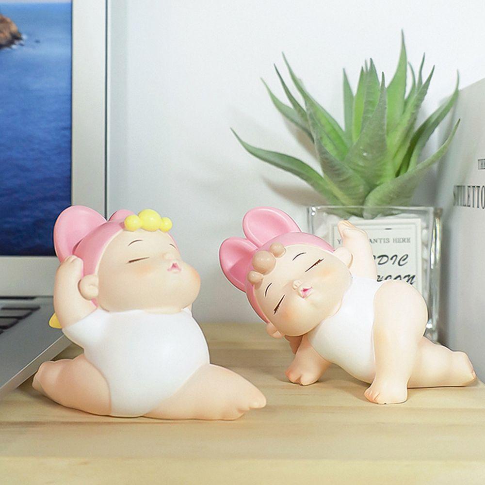 Mô Hình Chú Heo Tập Yoga Trang Trí Sân Vườn