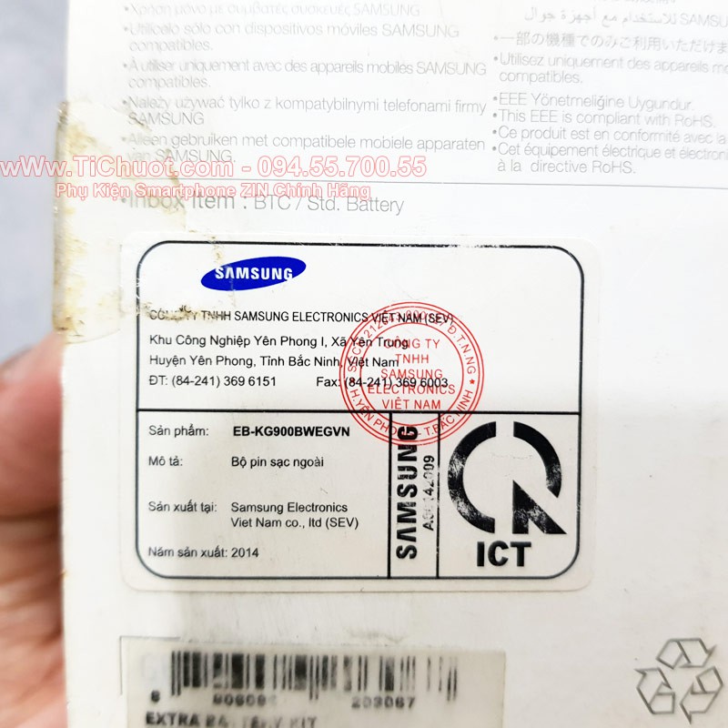 [KHÔNG KÈM PIN] Dock Sạc Pin Rời Galaxy S5 Battery Charger ZIN Chính Hãng
