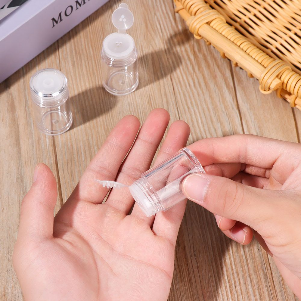 Lọ Nhựa Rỗng 10ml Có Nắp Đậy Dùng Đựng Mỹ Phẩm DIY 3 Kiểu