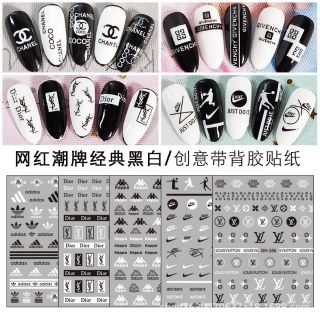 Hình dán sticker nail trang trí móng