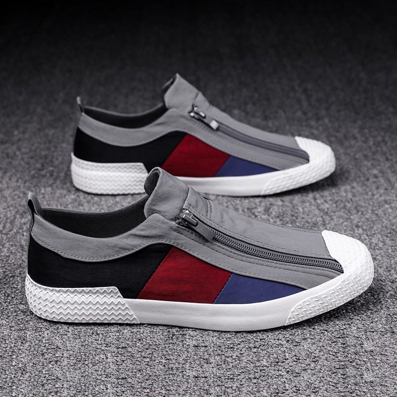 Giày Lười Vải canvas Thoáng Khí Thời Trang Mùa Hè Mới 2022 Phong Cách Bắc Kinh Cổ Điển