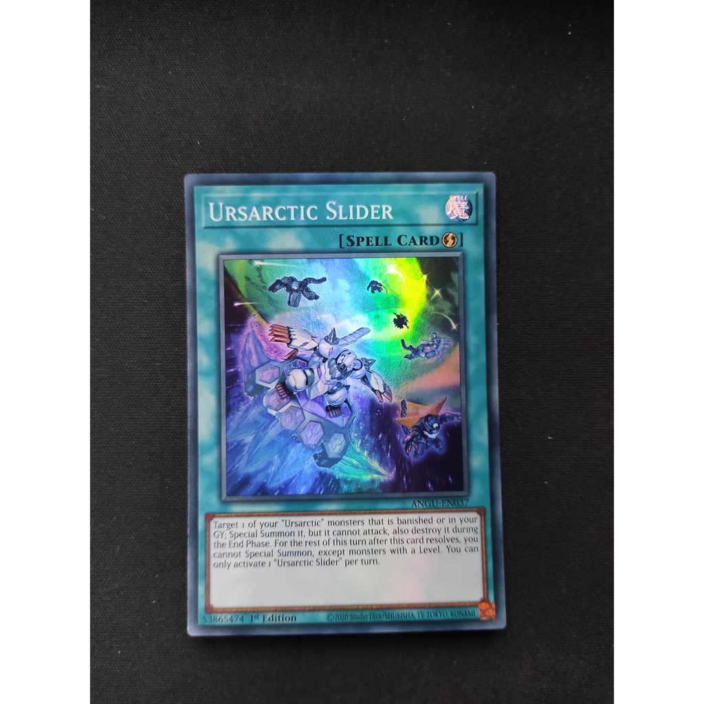 (YGO-TCG)1 lá thẻ bài Ursarctic Slider - ANGU-EN037 - Super Rare