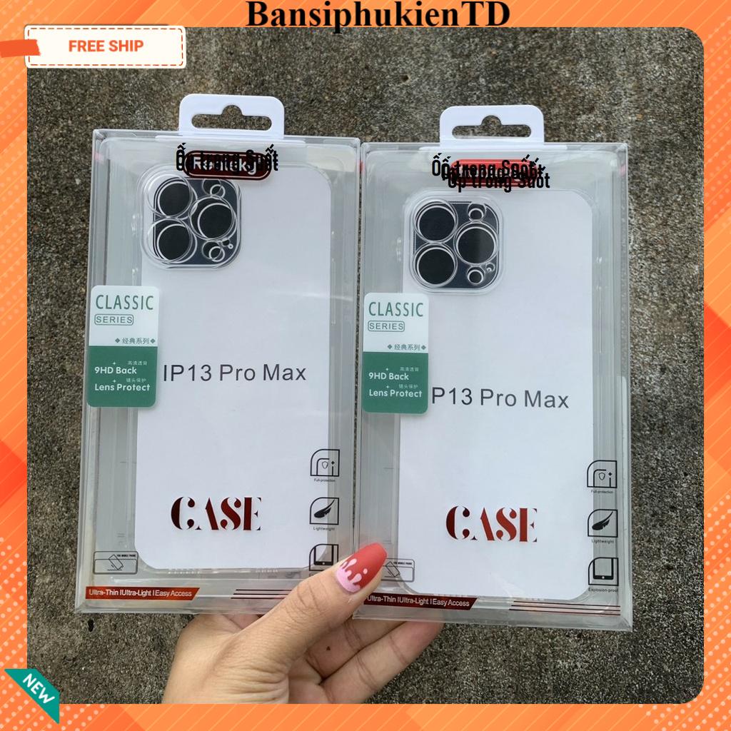 Ốp Trong Suốt iPhone 13 promax , 13 , 12 promax , 12 , 11 promax , 11 , xsmax , xs , 7 plus , 7 , 6plus ,6 ốp chính hãng