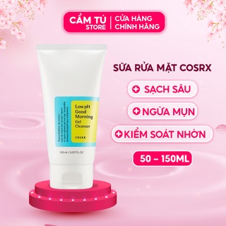 Sữa rửa mặt cosrx low ph good morning gel cleanser, srm cosrx dạng gel chiết từ dầu cây tràm trà
