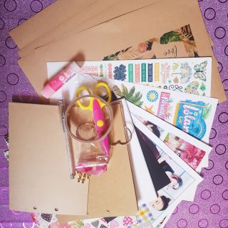Combo DIY Photo Scrapbook (trọn bộ nguyên vật liệu làm sổ album)