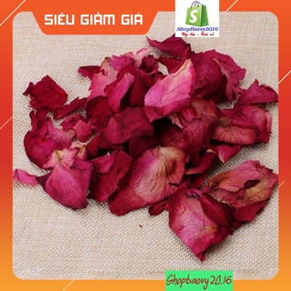 [RẺ VÔ ĐỊCH] 200gr Cánh hoa hồng sấy khô dùng làm trà, thả bồn tắm