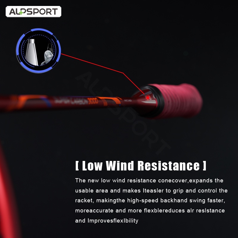 Vợt cầu lông ALPSPORT ALP GJ 10U 52g tối đa 35Lbs bằng sợi carbon siêu nhẹ