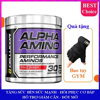 BCAA Alpha Amino của Cellucor tăng sức bền sức mạnh, đốt mỡ giảm cân, hồi phục nhanh·cho GYMER - chính hãng
