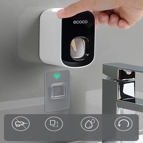 [Gia Đình Hiện Đại] Dụng Cụ Nhả Kem Đánh Răng Tự Động Đơn Cao Cấp Ecoco Thế Hệ Mới