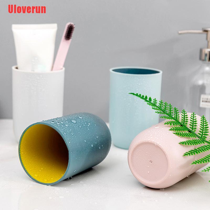 Uloverun Travel Cup Eco-friendly PP Material Water Cups Toothbrush Holder Washing Mug