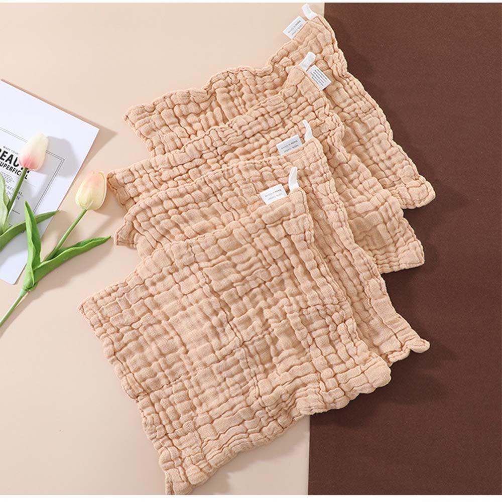 Khăn Lau Nước Bọt Vải Cotton Mềm Mại Thấm Hút Tốt Cho Bé Sơ Sinh