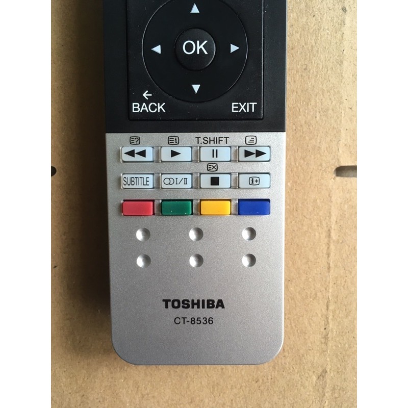 Điều khiển TIVI Toshiba giọng nói CT-8536 -TẶNG KÈM PIN -Remote  từ xa tivi Toshiba giọng nói mã CT 8536 chính hãng
