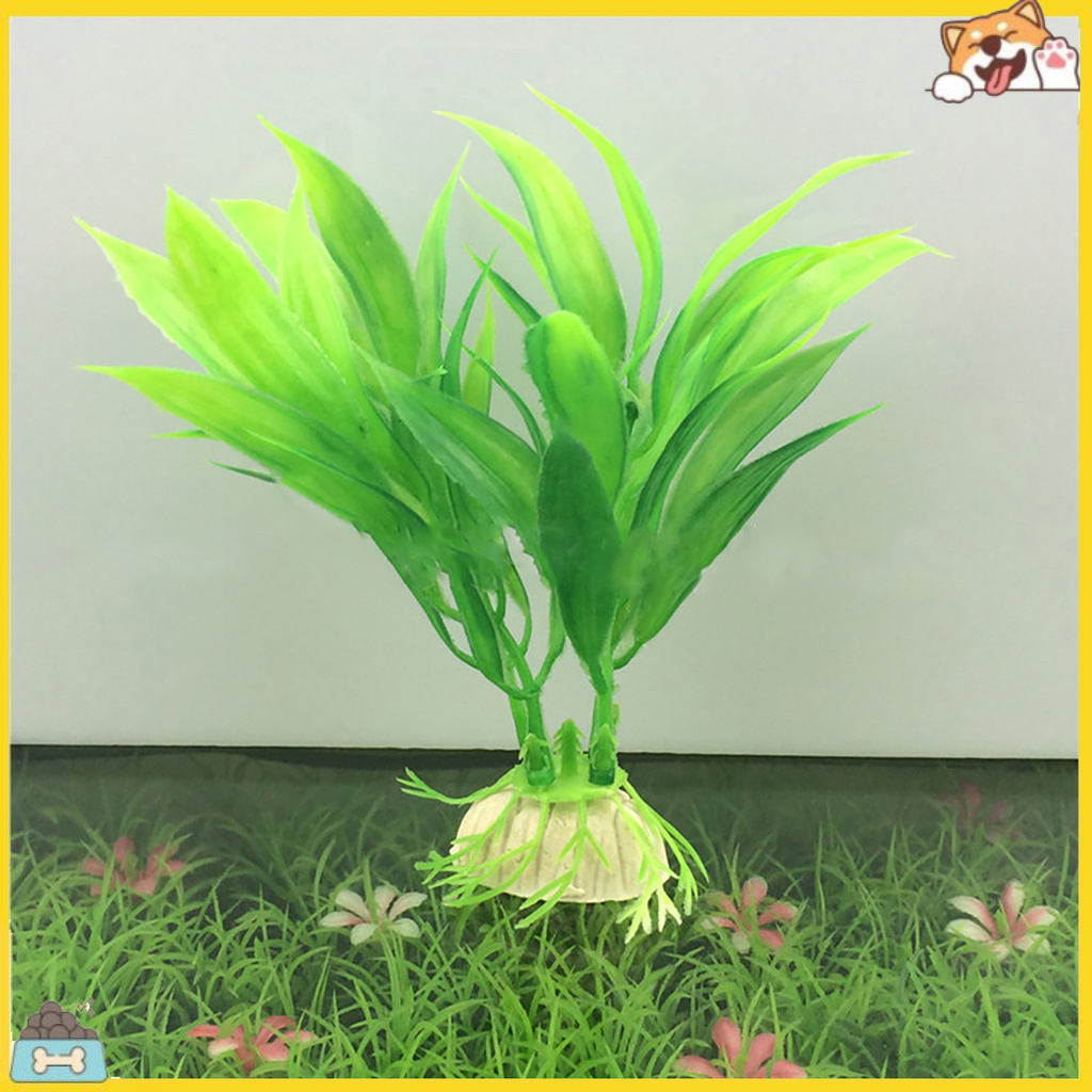 Cây cảnh giả bằng nhựa trang trí bể cá