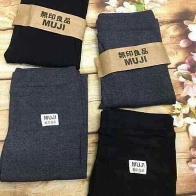 Quần legging muji lót nỉ