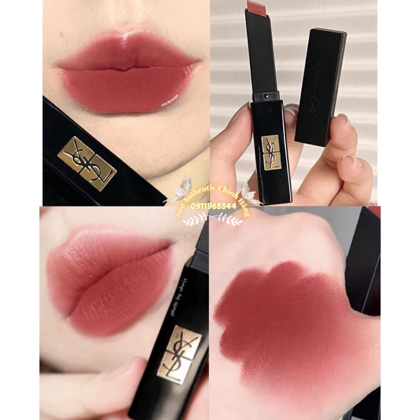 Son YSL Vỏ Đen Slim Velvet Radical 312,313,314,306,308,301,302,305