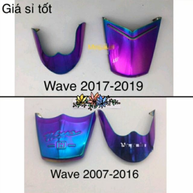 Ốp dè xe máy, bọc mõm đầu đuôi xe wave đời mớii