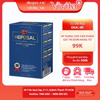 Viên Uống Heposal | Thải Độc Gan, Bảo Vệ Gan | Hộp 30 Viên