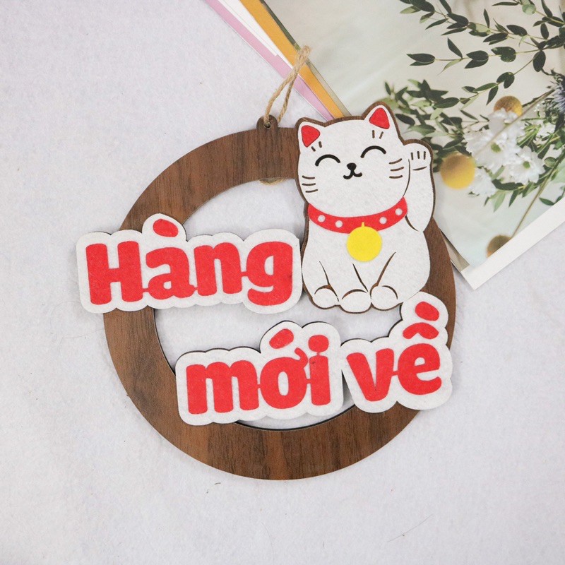 Bảng gỗ decor hàng mới về