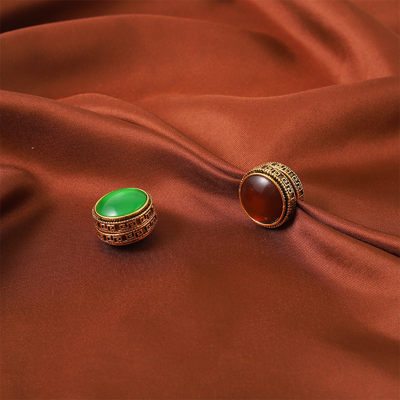 Ghim Cài Áo Khăn Choàng Hijab Có Nút Cài Nam Châm Cố Định Chống Trượt 7 Kiểu Vintage Cho Nữ