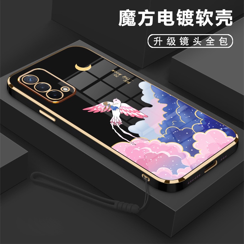 Ốp Điện Thoại Họa Tiết Cô Gái Dễ Thương Cho Oppo A83 Oppo A54 4G Oppo A94 4G Oppo A93 4G Oppo A74 4G Oppo A95 4G Oppo A91