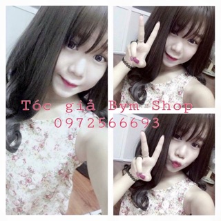 Tóc giả cả đầu xoăn đuôi
