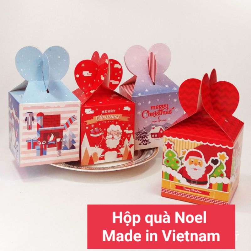 Hộp đựng quà Noel siêu dễ thương (Mix nhiều mẫu)