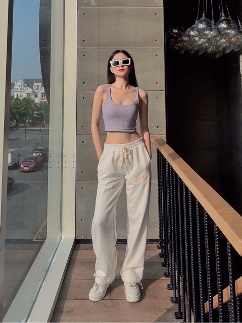 MARCHY - Basic Pants - Quần ống suông