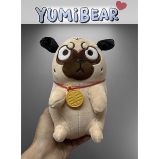 Thú nhồi bông mềm chó pug 20cm
