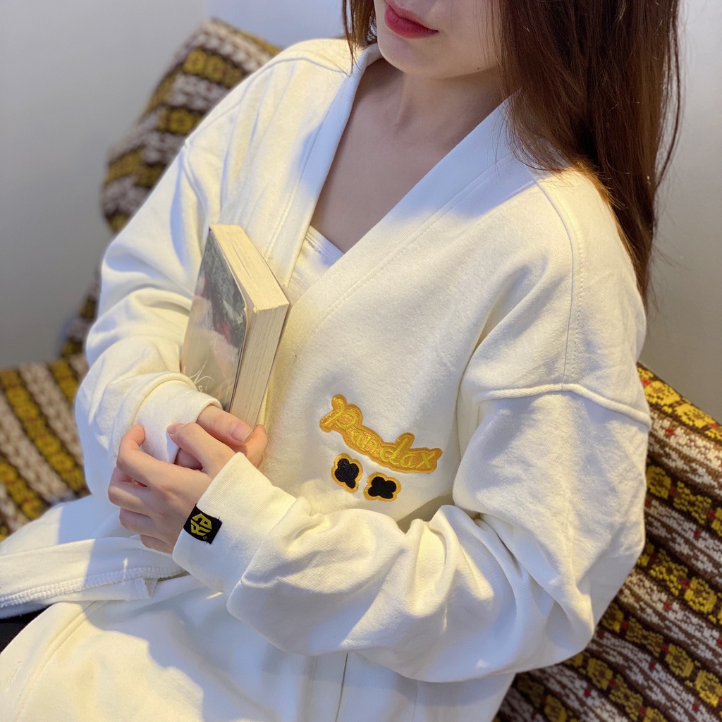Áo khoác cardigan nam nữ , jacket unisex basic PANDAX nỉ bông nam nữ oversize