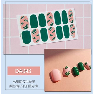Sticker Dán móng tay nail sticker 3D móng không thấm nước