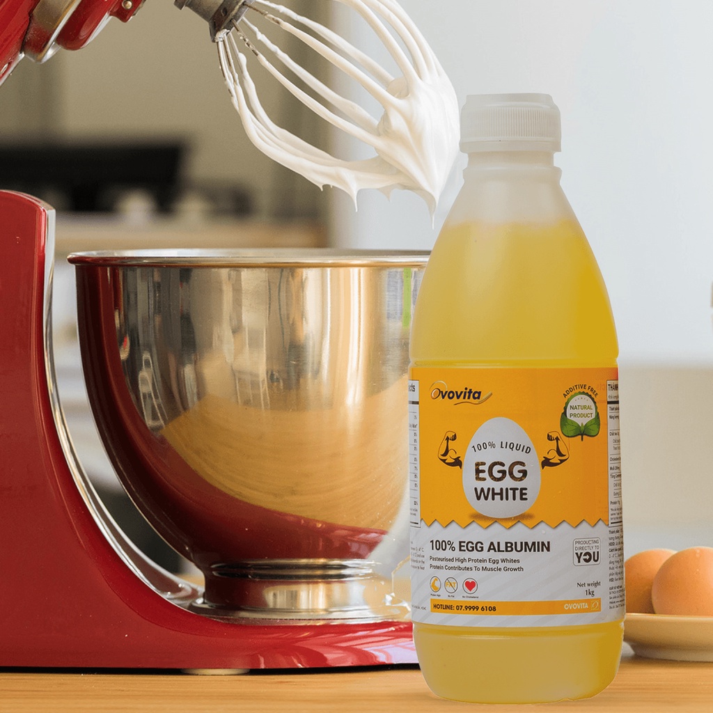 Lòng Trắng Trứng Thanh Trùng Ovovita Cung Cấp Các Dưỡng Chất Thiết Yếu Chai 1kg. Hàng Sản Xuất Có Sẵn Giao Ngay