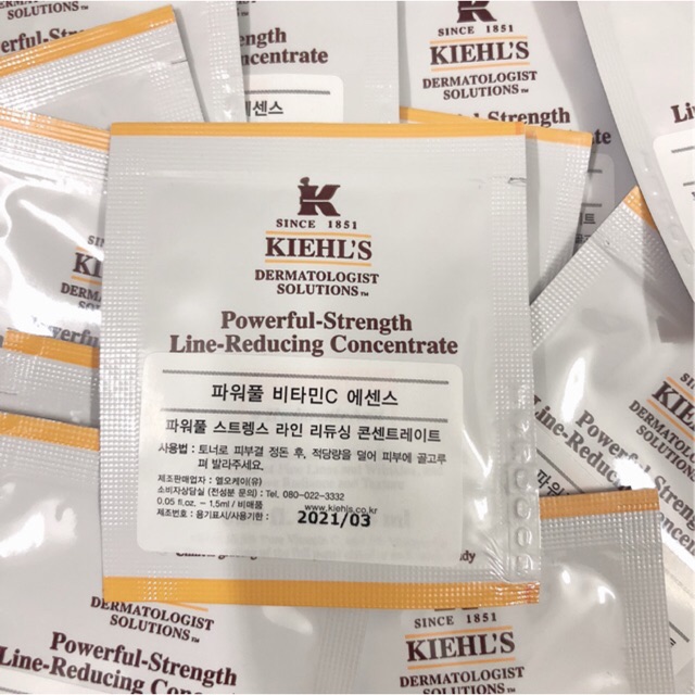 Serum Kiehl's Powerful-Strength Line-Reducing Concentrate 12,5 VitC &amp; HA sample