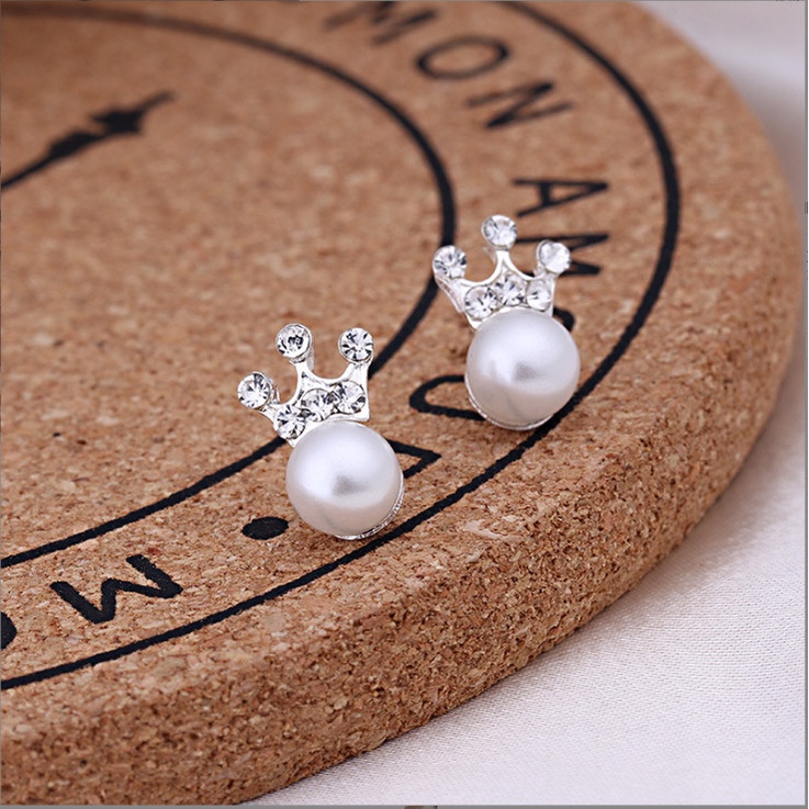 Bông tai đính pha lê nhiều kiểu thời trang siêu xinh BAG U BT038