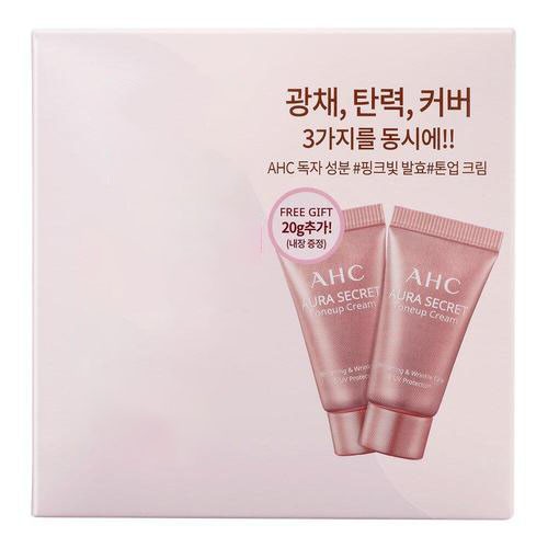 Kem dưỡng da trắng hồng, căng bóng AHC Aura Secret Tone Up Cream 10ml