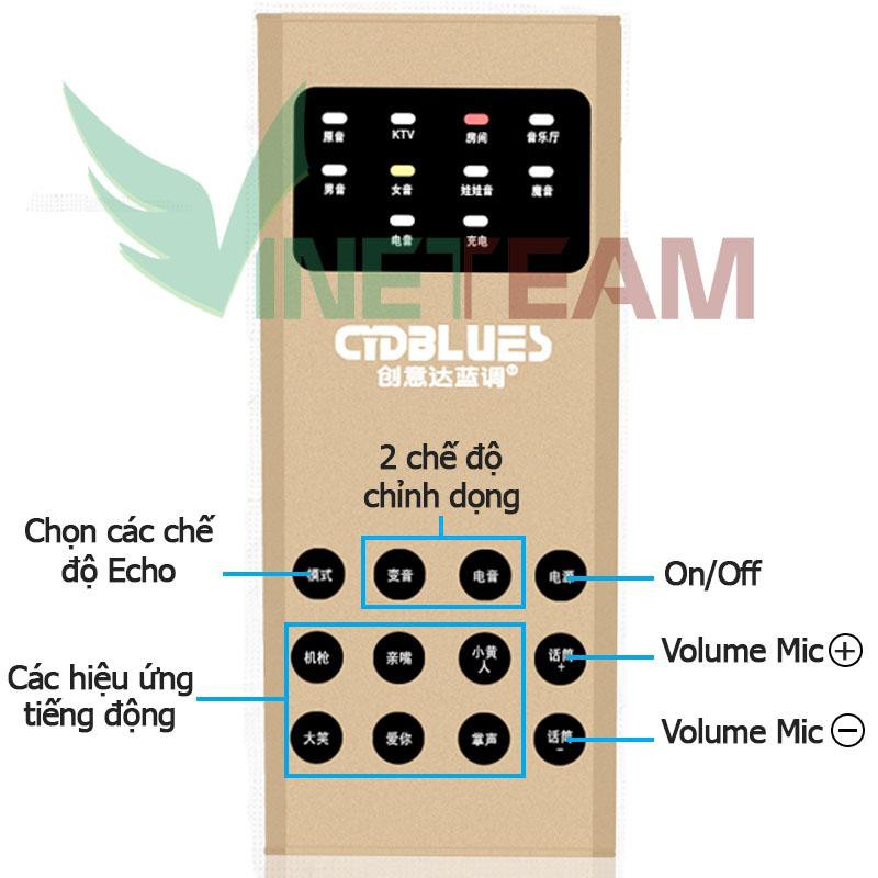 Sound card hát karaoke Cidblues R6 dc2986