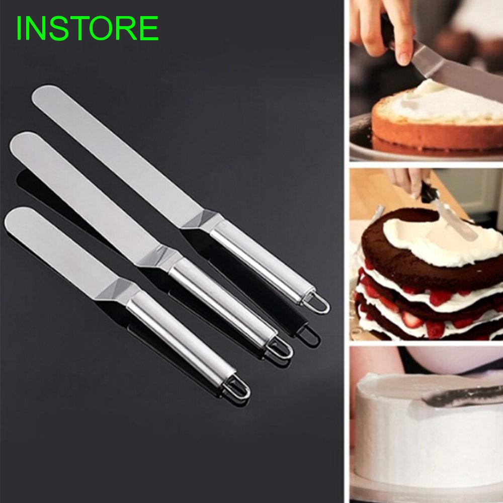 Dụng cụ phết kem trang trí bánh 15.24 / 20.32 / 25.4 cm bằng thép không gỉ