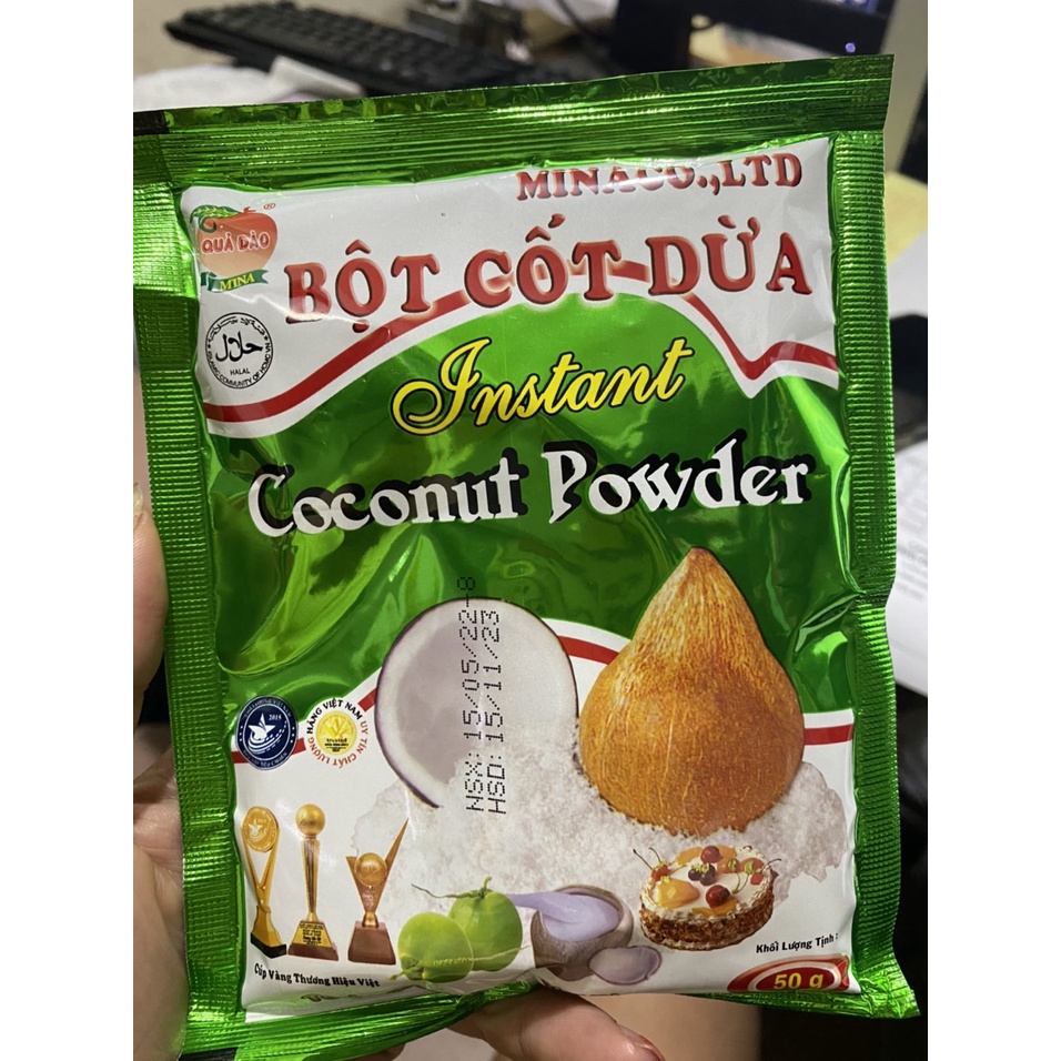 Bột cốt dừa gói 50g
