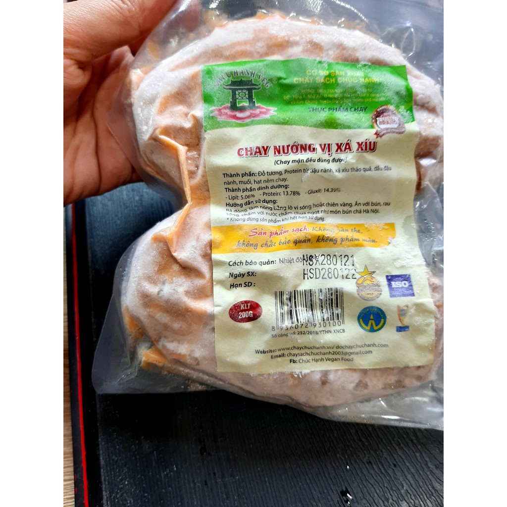 Chay nướng vị xá xíu