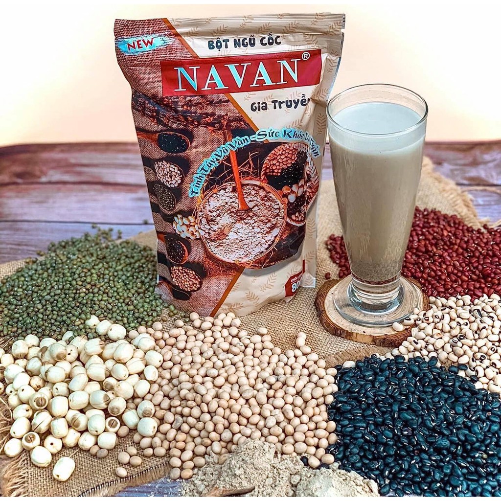 Bột ngũ cốc navan gia truyền 7 vị 800g