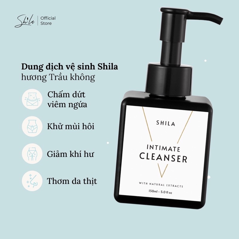 Dung dịch vệ sinh phụ nữ Shila hương trầu không 150ml (Shila Intimate Cleanser)