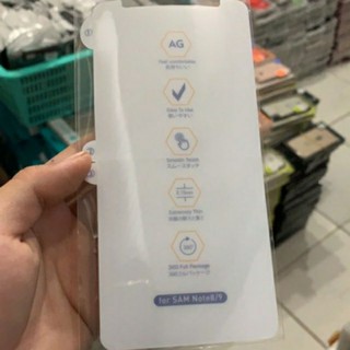 Tấm dán PPF dẻo Nhám mờ AG Samsung Note 8/Note 9 chống vân.