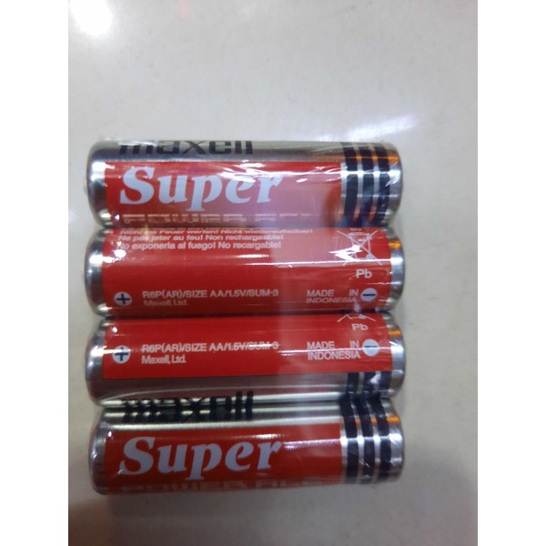 Vĩ 4 viên Pin Maxcell AA chính hãng