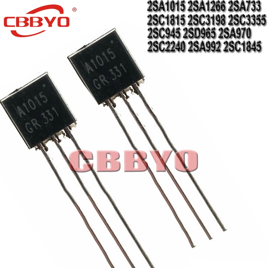 Bộ 50 2SA1015 2SA1266 2SA733 2SC1815 2SC3198 2SC3355 2SC945 2SD965 2SA970 2SC2240 2SA992 2SC1845 Tra