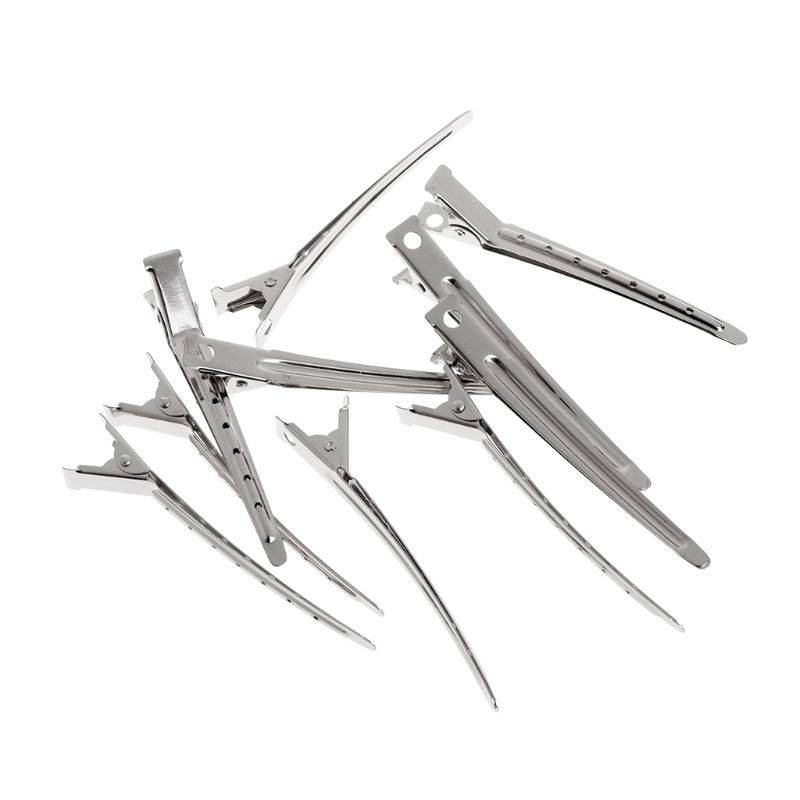 Set 10 Kẹp Mỏ Vịt Bằng Thép Không Gỉ Tiện Lợi