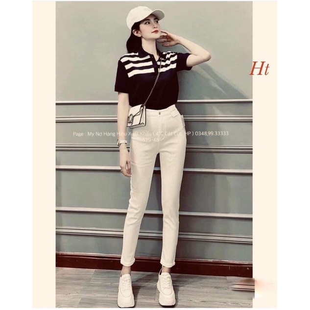 Áo polo sọc ngang H2A977